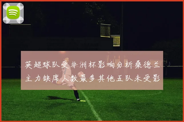 英超球队受非洲杯影响分析桑德兰主力缺席人数最多其他五队未受影响